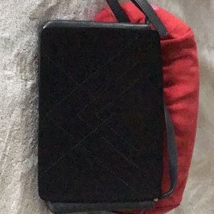 Vince Camuto black leather/suede Lyle Crossbody